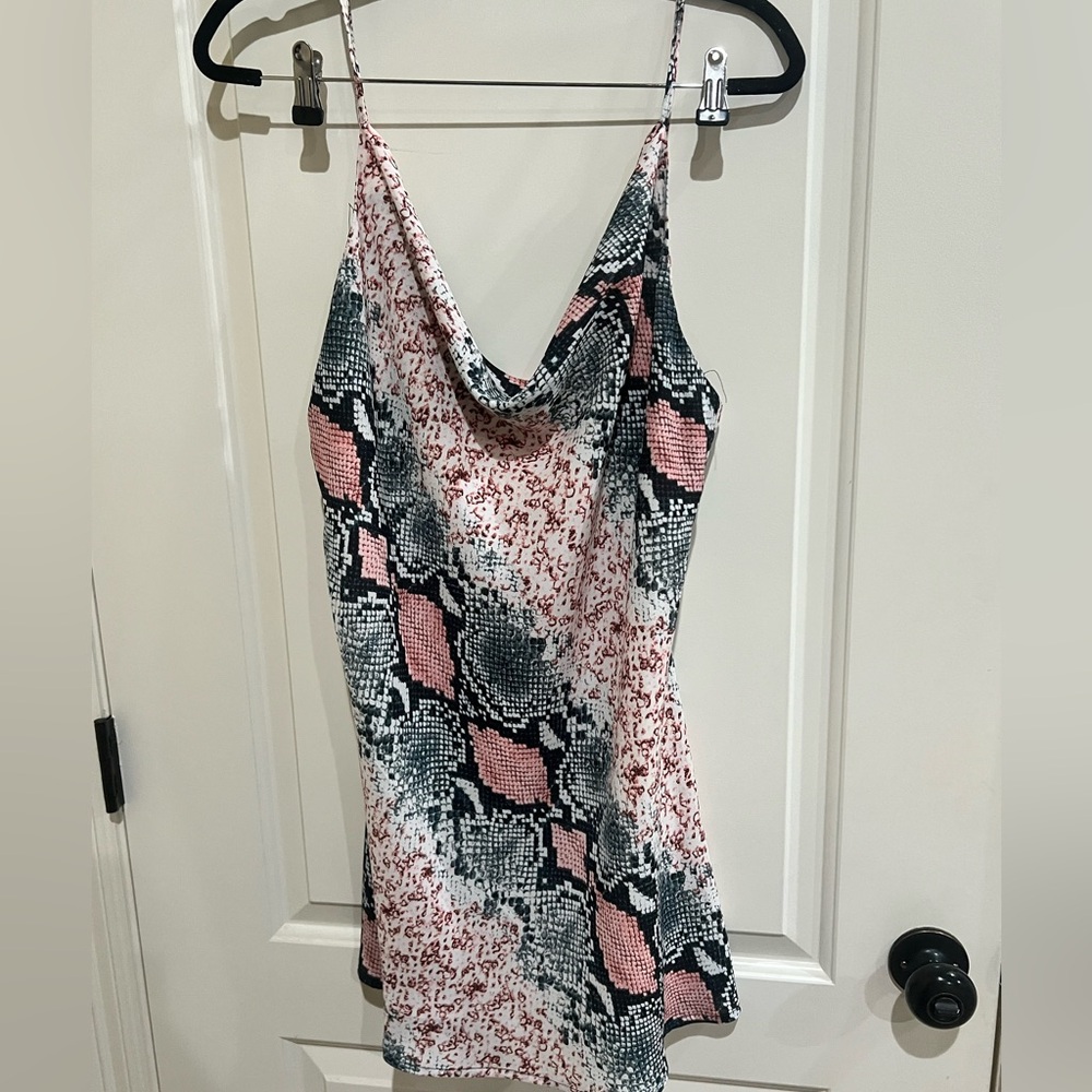 Large cowl neck buddy love dress